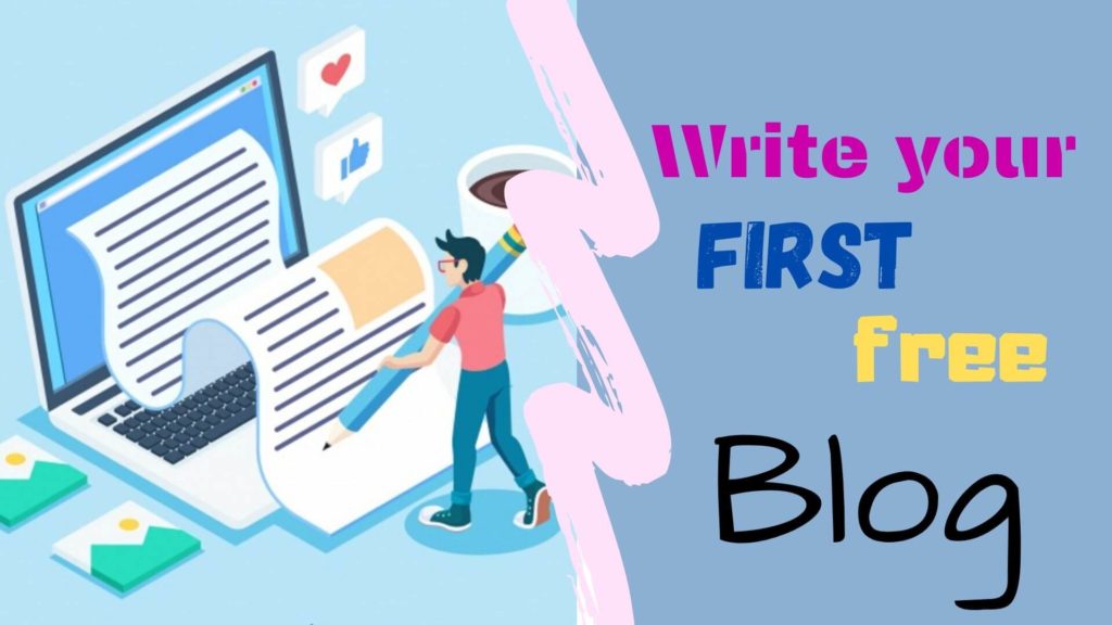 Write to create free blog and make money